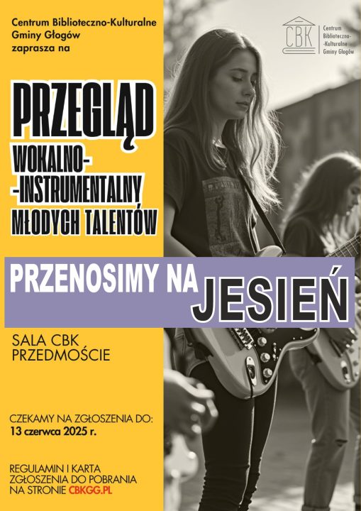 Miniaturka artykułu Przegląd Młodych Talentów przeniesiony