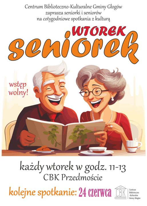 Miniaturka artykułu Wtorek Seniorek – zapraszamy 24 czerwca!