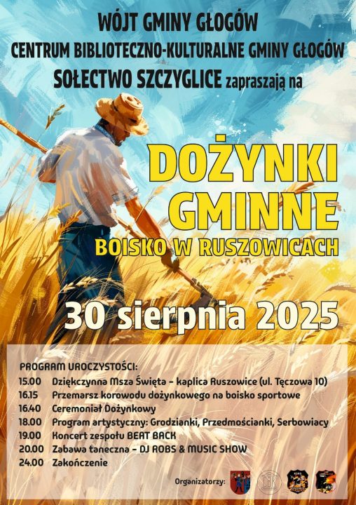 Miniaturka artykułu Dożynki Gminne 30 sierpnia w Ruszowicach