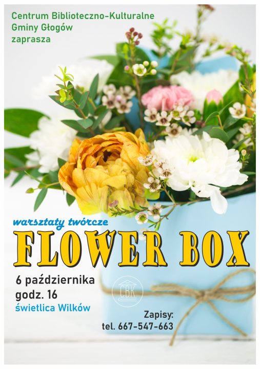 Miniaturka artykułu Warsztaty twórcze Flower Box w Wilkowie – 6.10