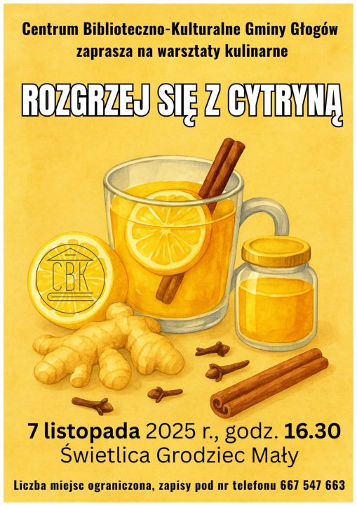 Miniaturka artykułu Cytrynowe warsztaty kulinarne w Grodźcu Małym  – 7.11