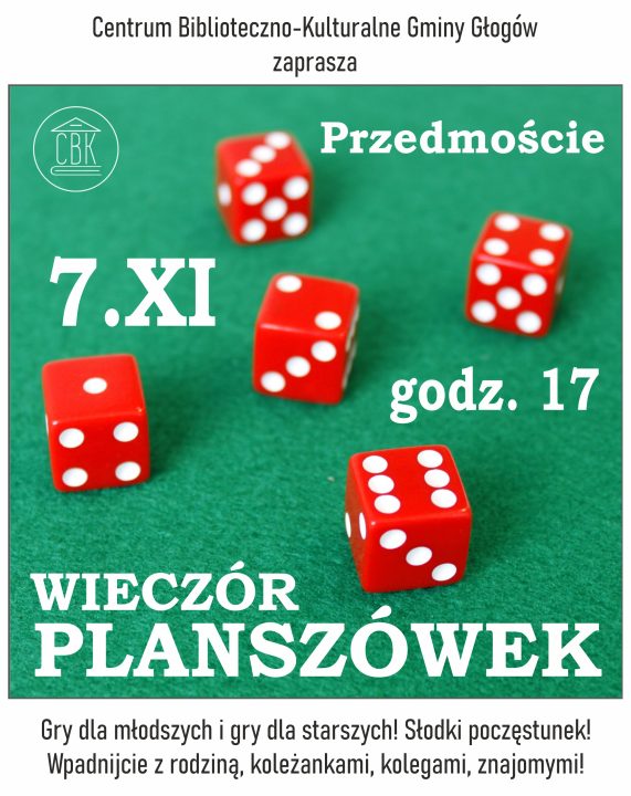 Miniaturka artykułu Zapraszamy na planszówki do Przedmościa! – 7.11