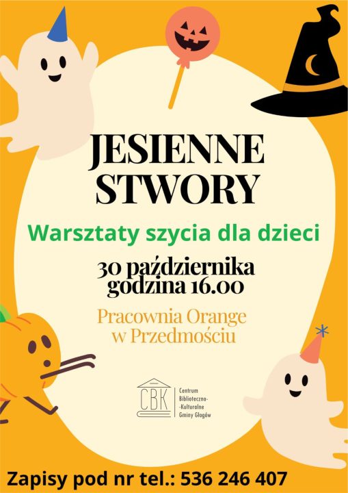 Miniaturka artykułu Pracownia Orange zaprasza: Jesienne Stworki – 30.10