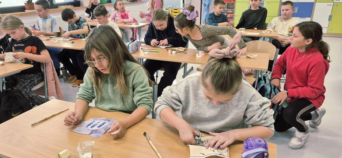 Miniaturka artykułu Nasze warsztaty dekupażu w szkole w Serbach (29.10)