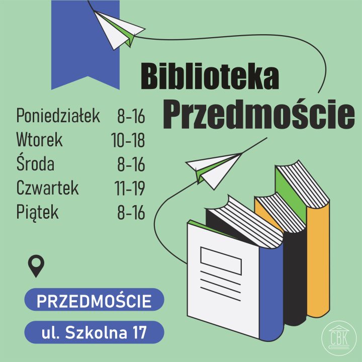 Miniaturka artykułu Przypominamy godziny otwarcia naszych bibliotek