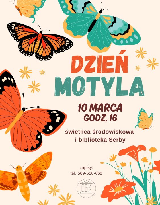 Miniaturka artykułu Zapraszamy na Dzień Motyla w Serbach (10.03)
