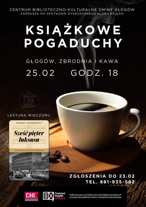 Miniaturka artykułu Dyskusyjny Klub Książki, Zbrodnia i Kawa (25.02)