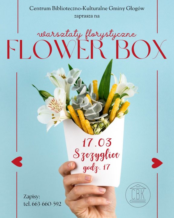 Miniaturka artykułu Kreatywne warsztaty Flower Box w Szczyglicach (17.03)
