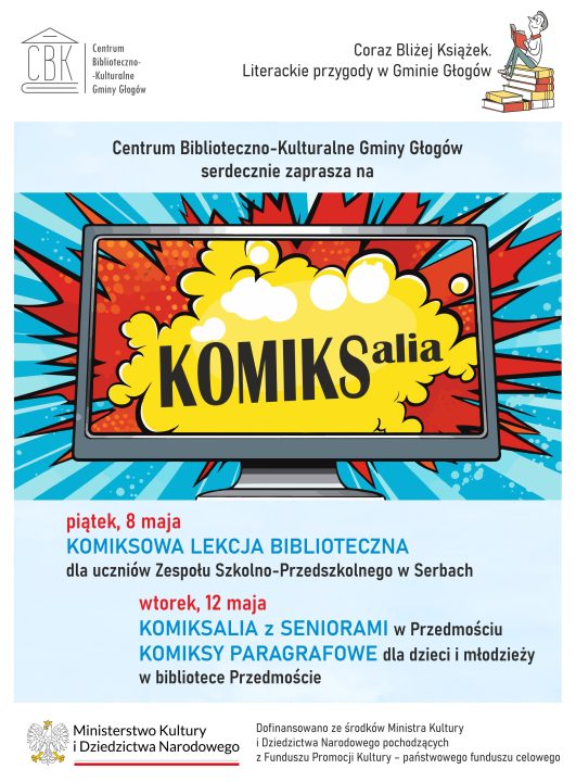 Miniaturka artykułu Coraz Bliżej Książek: zapraszamy na KOMIKSALIA!
