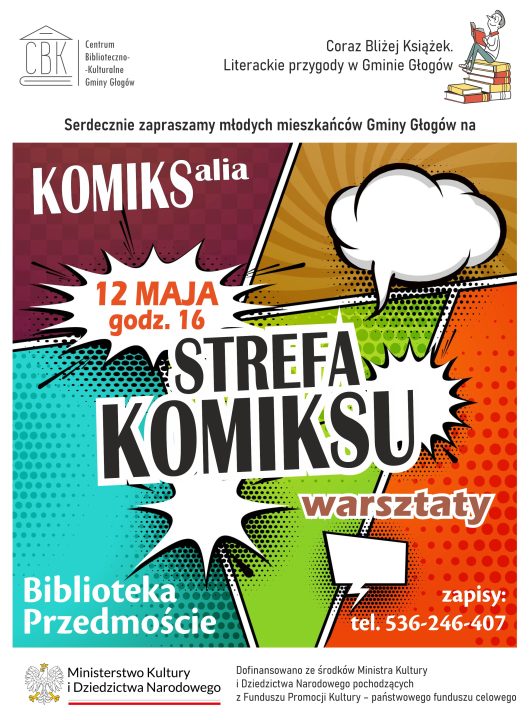 Miniaturka artykułu Zapraszamy na Strefę Komiksu w Przedmościu! (12.05)