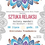Miniaturka artykułu Sztuka relaksu: poznaj urok mandali (30.07)