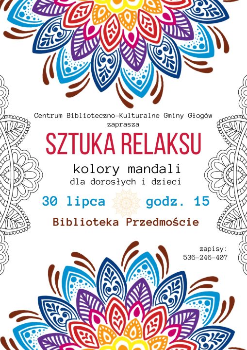 Miniaturka artykułu Sztuka relaksu: poznaj urok mandali (30.07)