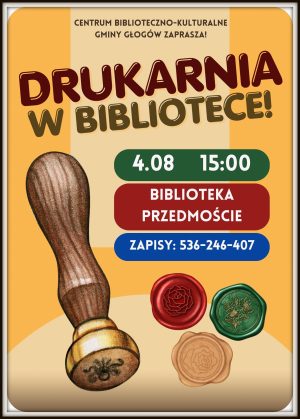 Miniaturka artykułu Drukarnia w bibliotece – stemple idą w ruch! (4.08)