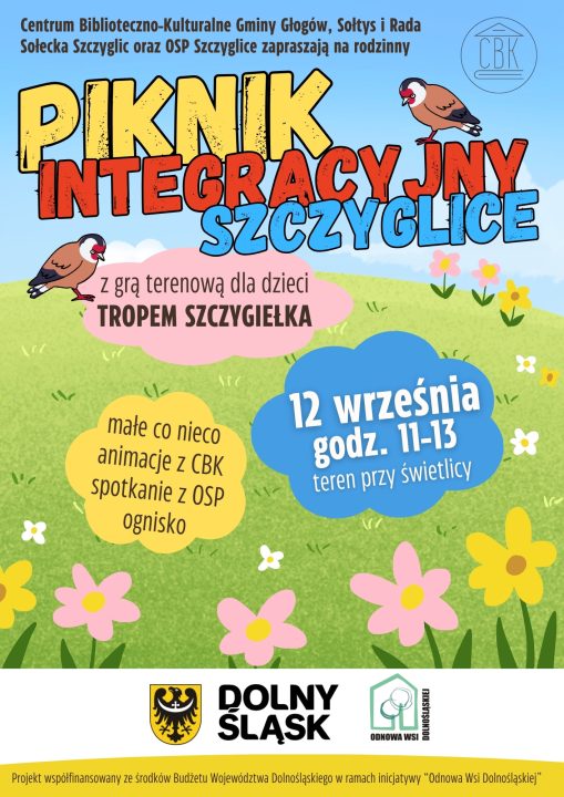 Miniaturka artykułu Piknik integracyjny z grą terenową: Szczyglice, 12.09