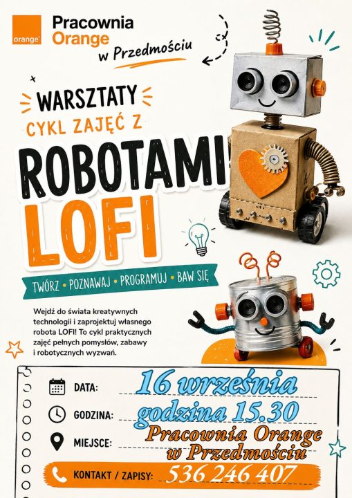 Miniaturka artykułu LOFI Roboty są super! Sprawdź to z nami! (16.09)