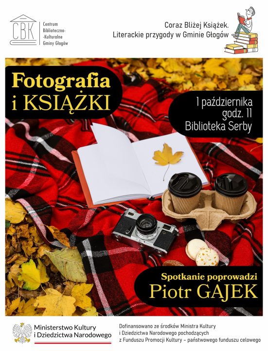 Miniaturka artykułu Fotografia i książki: spotkanie z Piotrem Gajkiem (1.10)