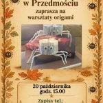 Miniaturka artykułu Jesienne origami w bibliotece w Przedmościu (20.10)