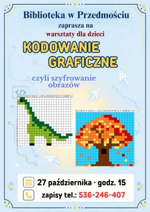 Miniaturka artykułu Wesołe zajęcia z kodowaniem graficznym (27.10)